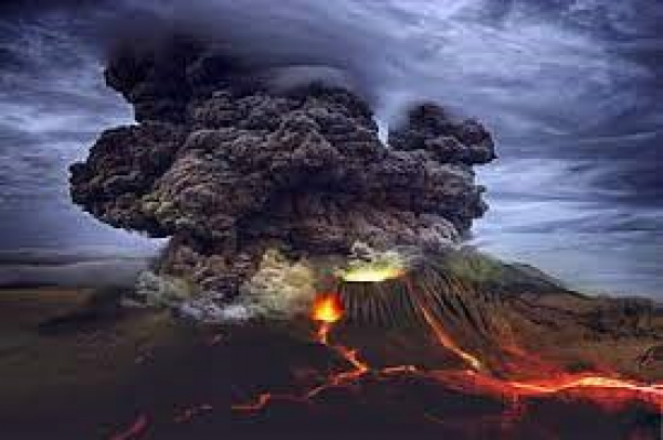 Mount aso volcano eruption