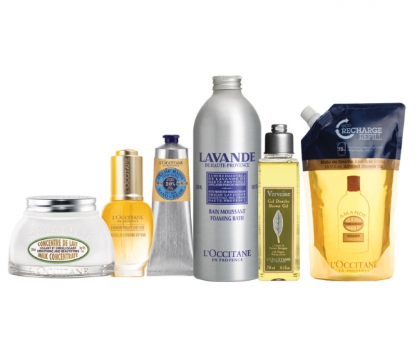In-store shower gels are being tested by L’Occitane which can be ...