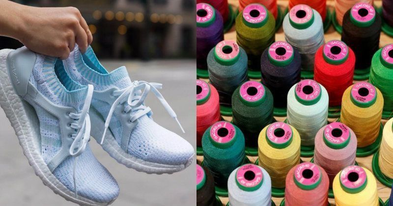 which shoe is produced using threads made from recycled plastic