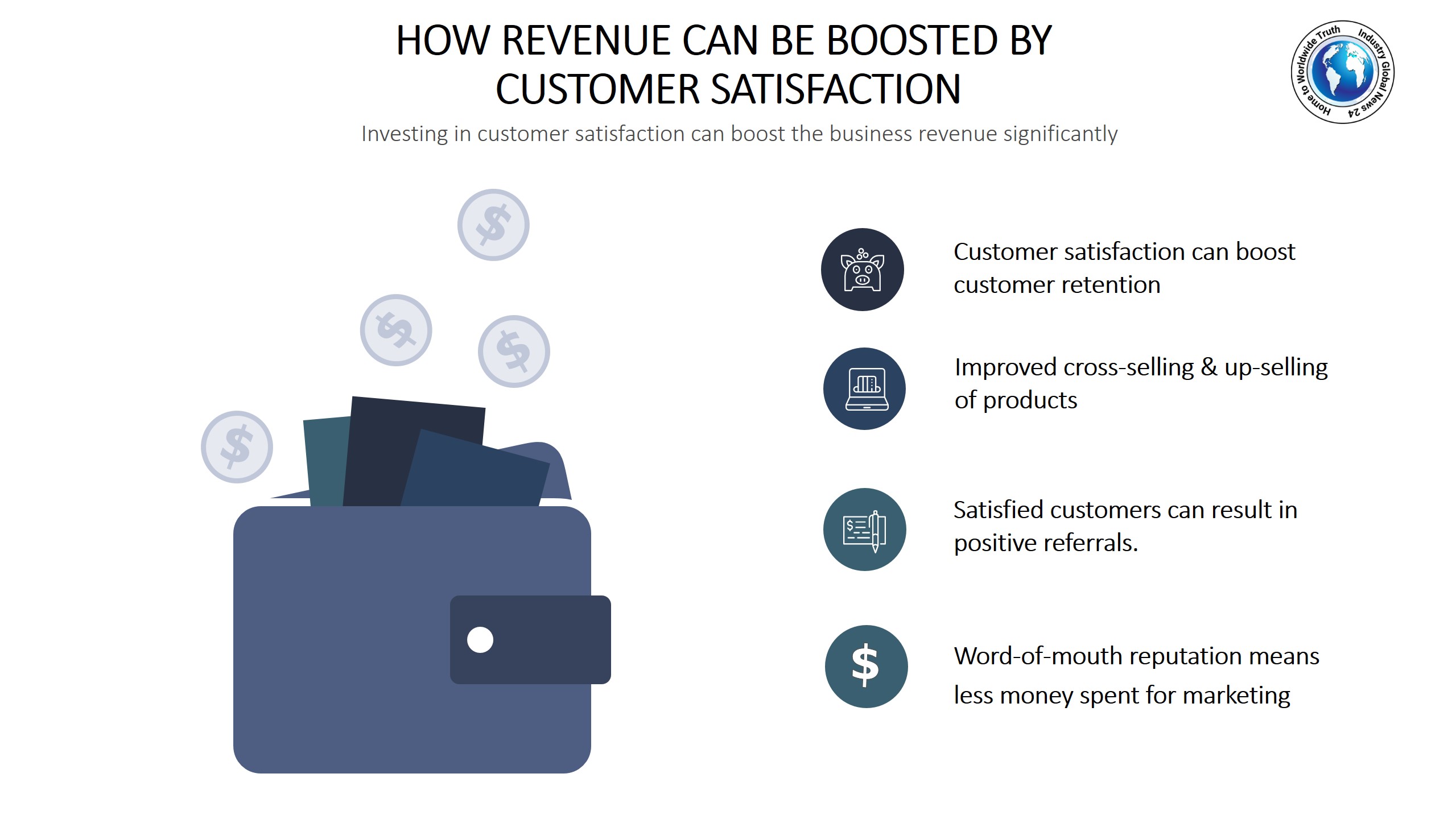 How revenue can be boosted by customer satisfaction