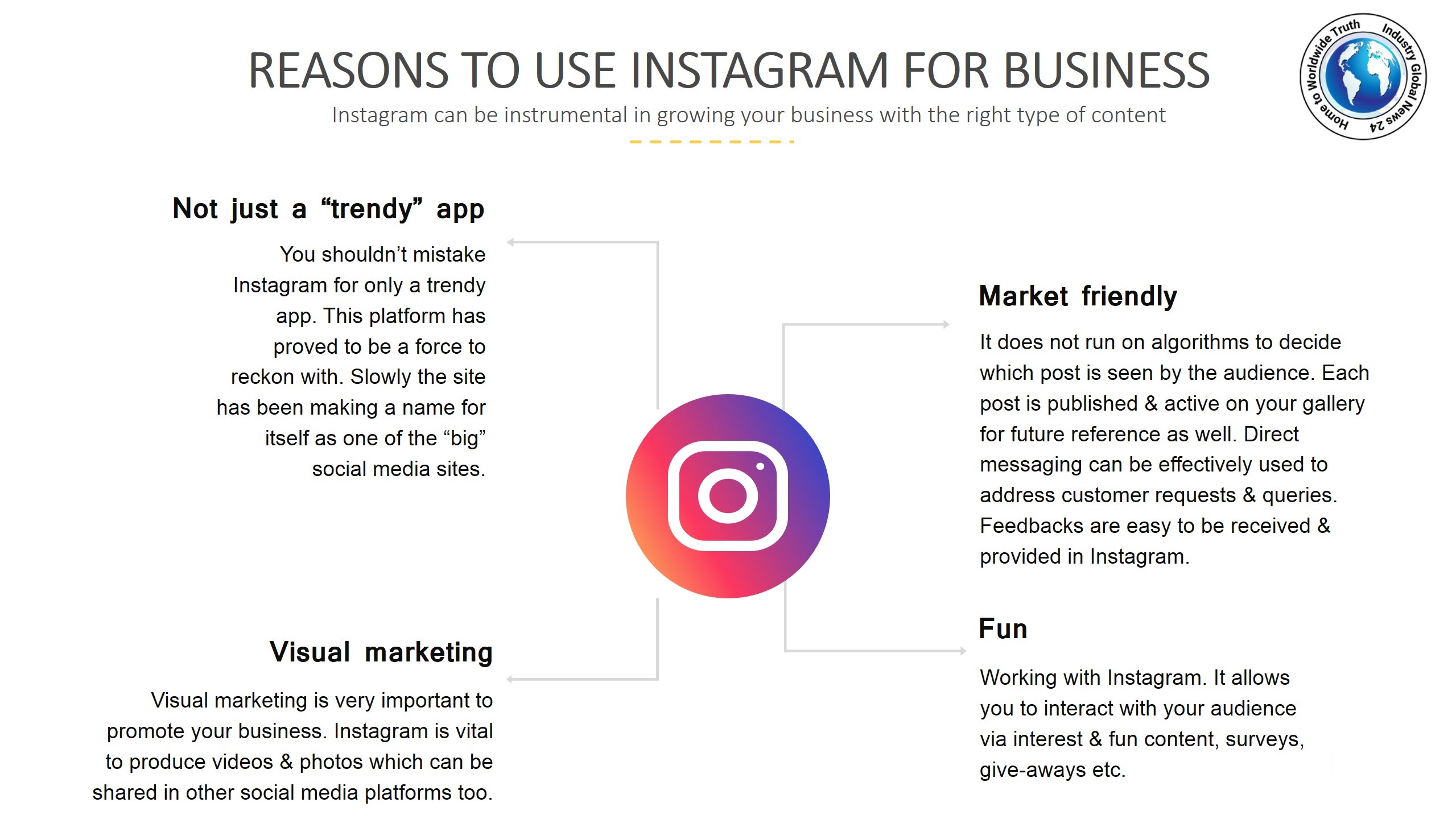 Reasons to use Instagram for business