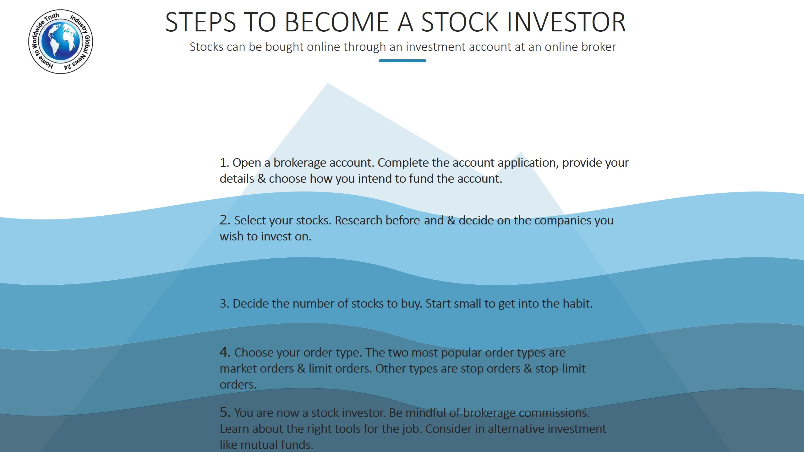 Steps to become a stock investor