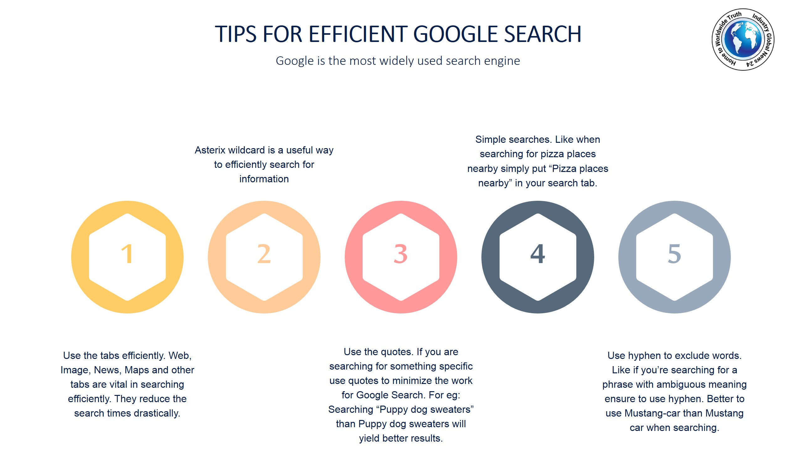 Tips for efficient Google search
