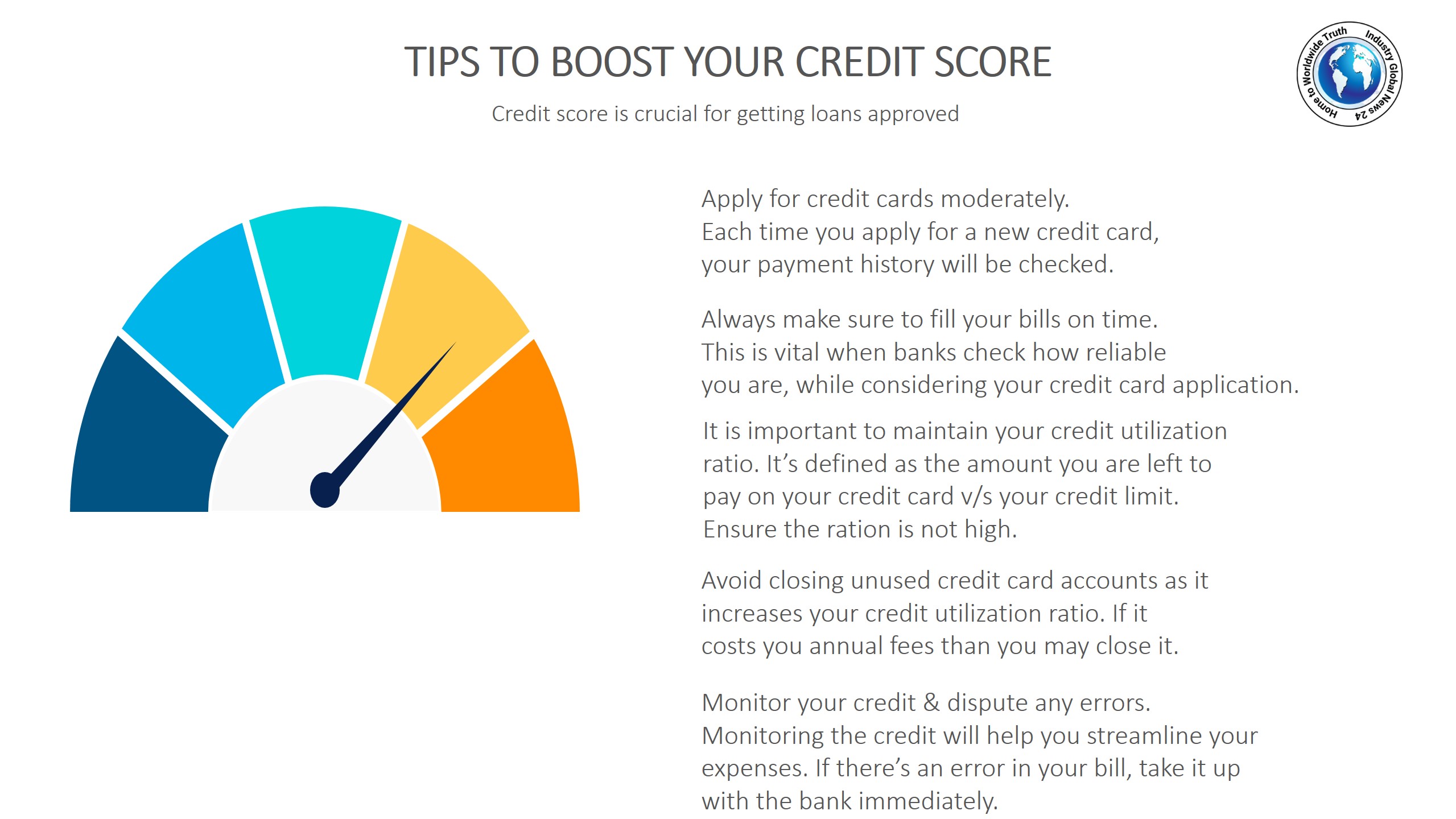 Tips to boost your credit score