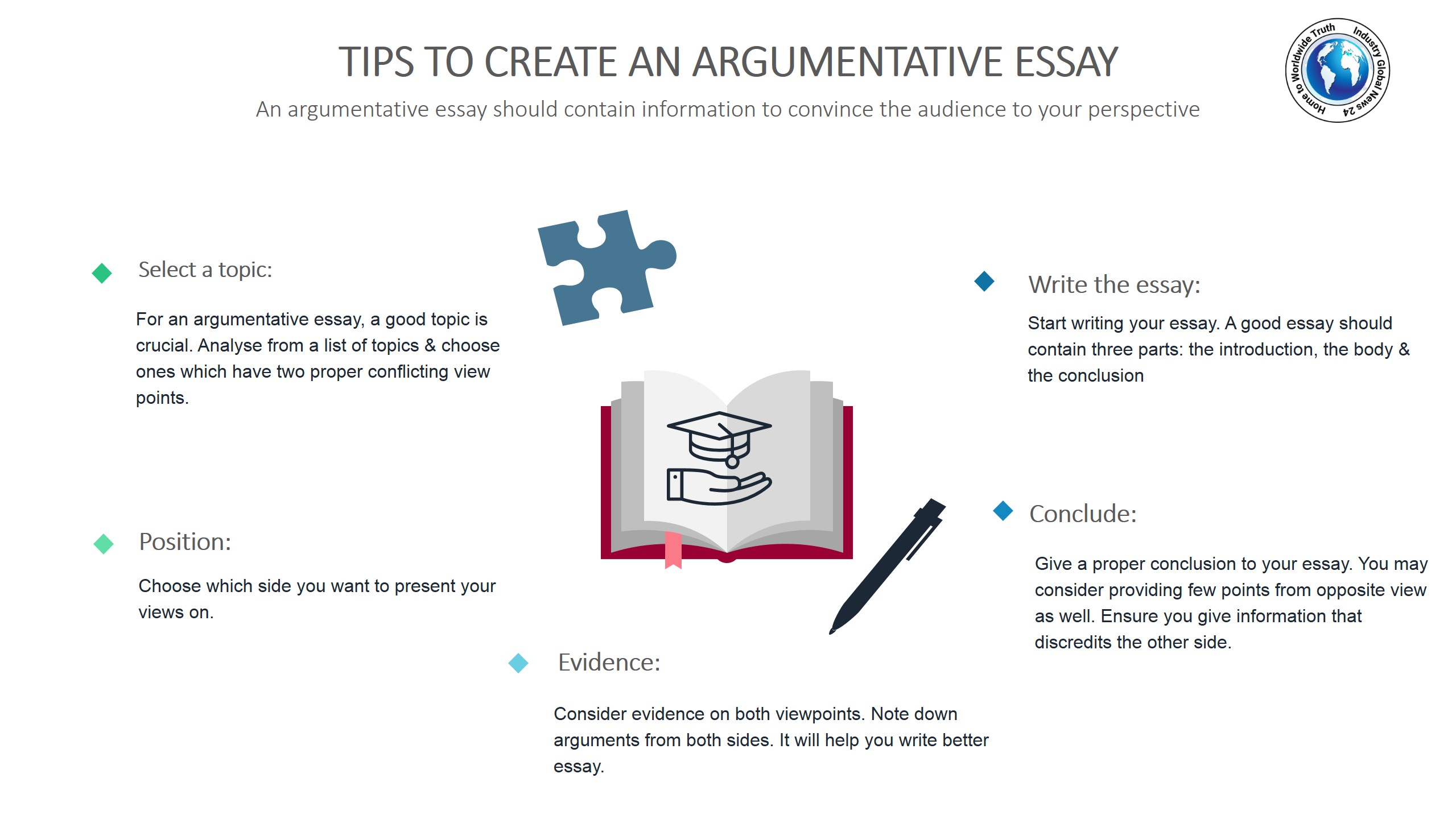 Tips to create an argumentative essay