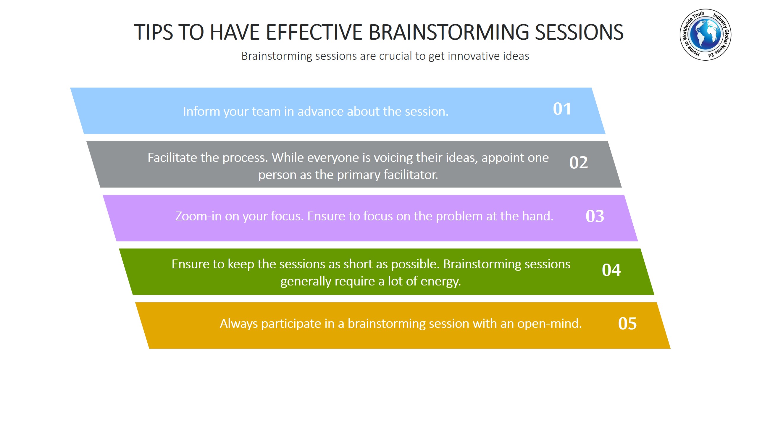 Tips to have effective brainstorming sessions