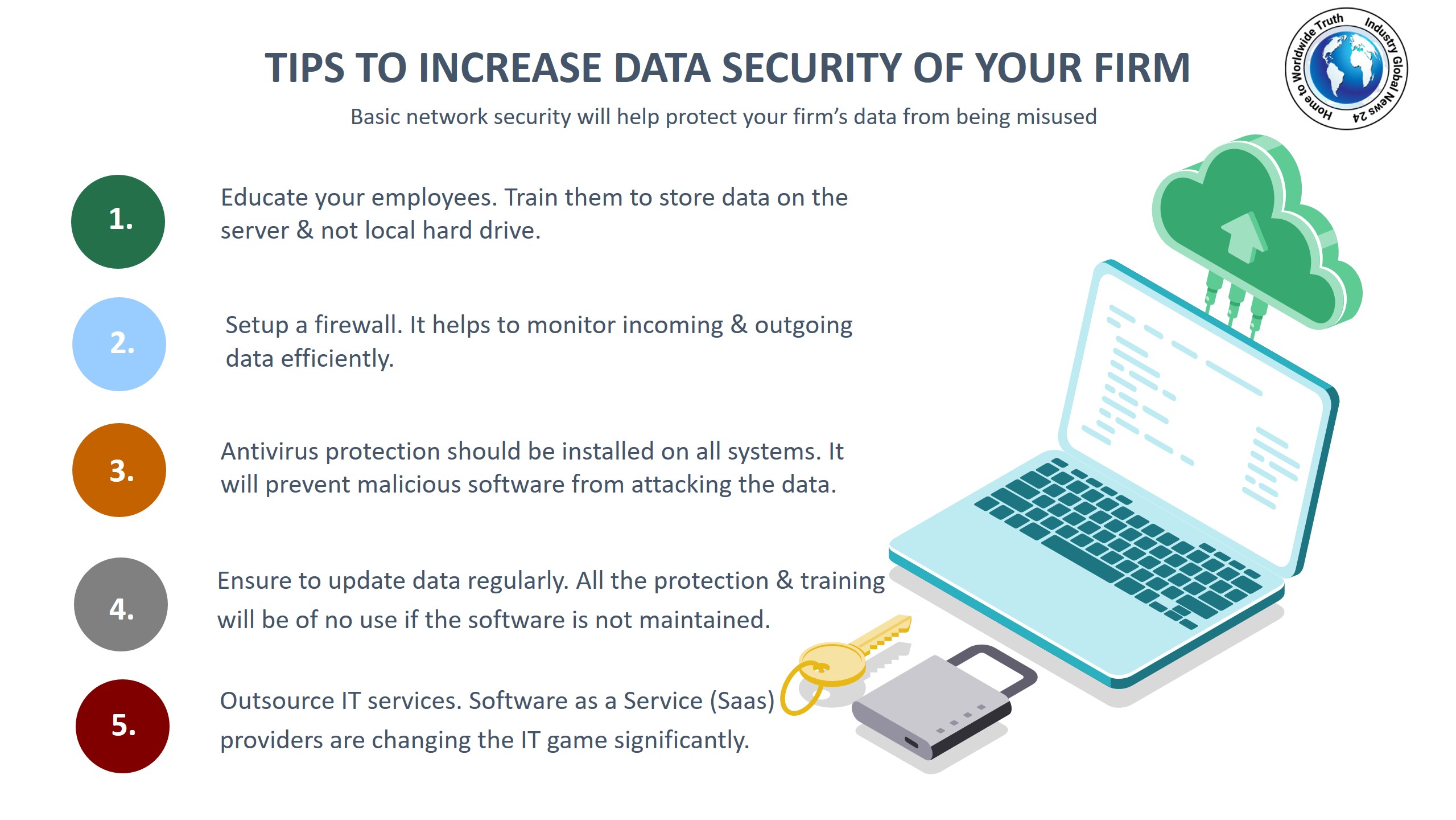 Tips to increase data security of your firm