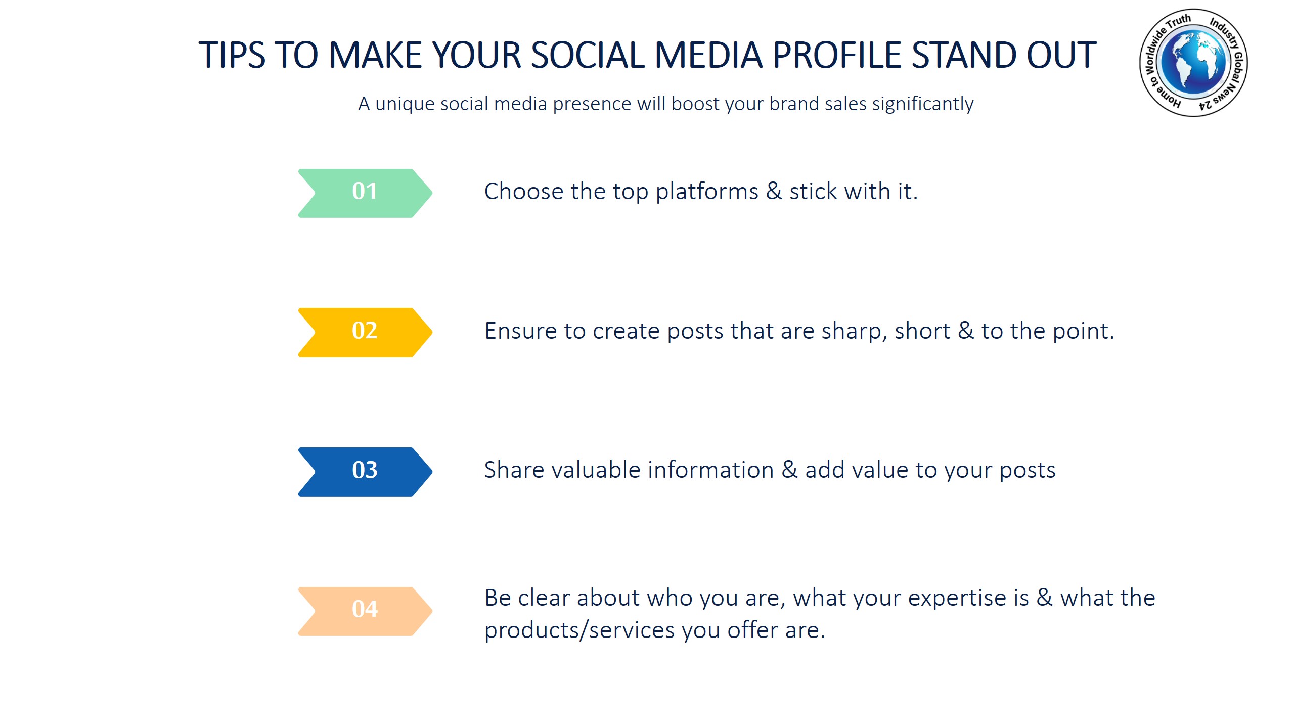 Tips to make your social media profile stand out
