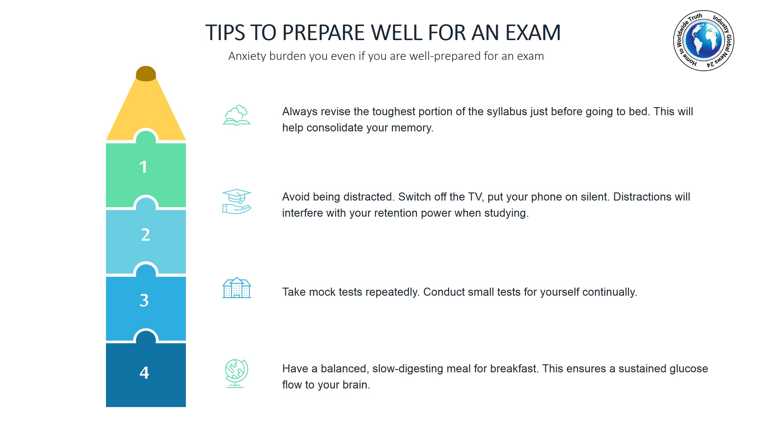 Tips to prepare well for an exam