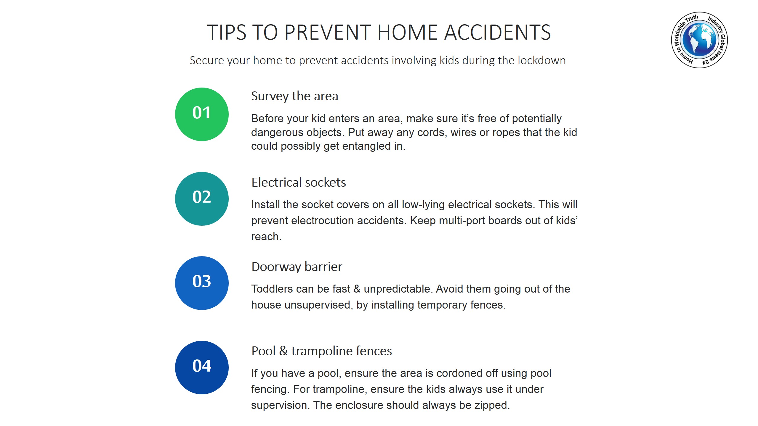Tips to prevent home accidents