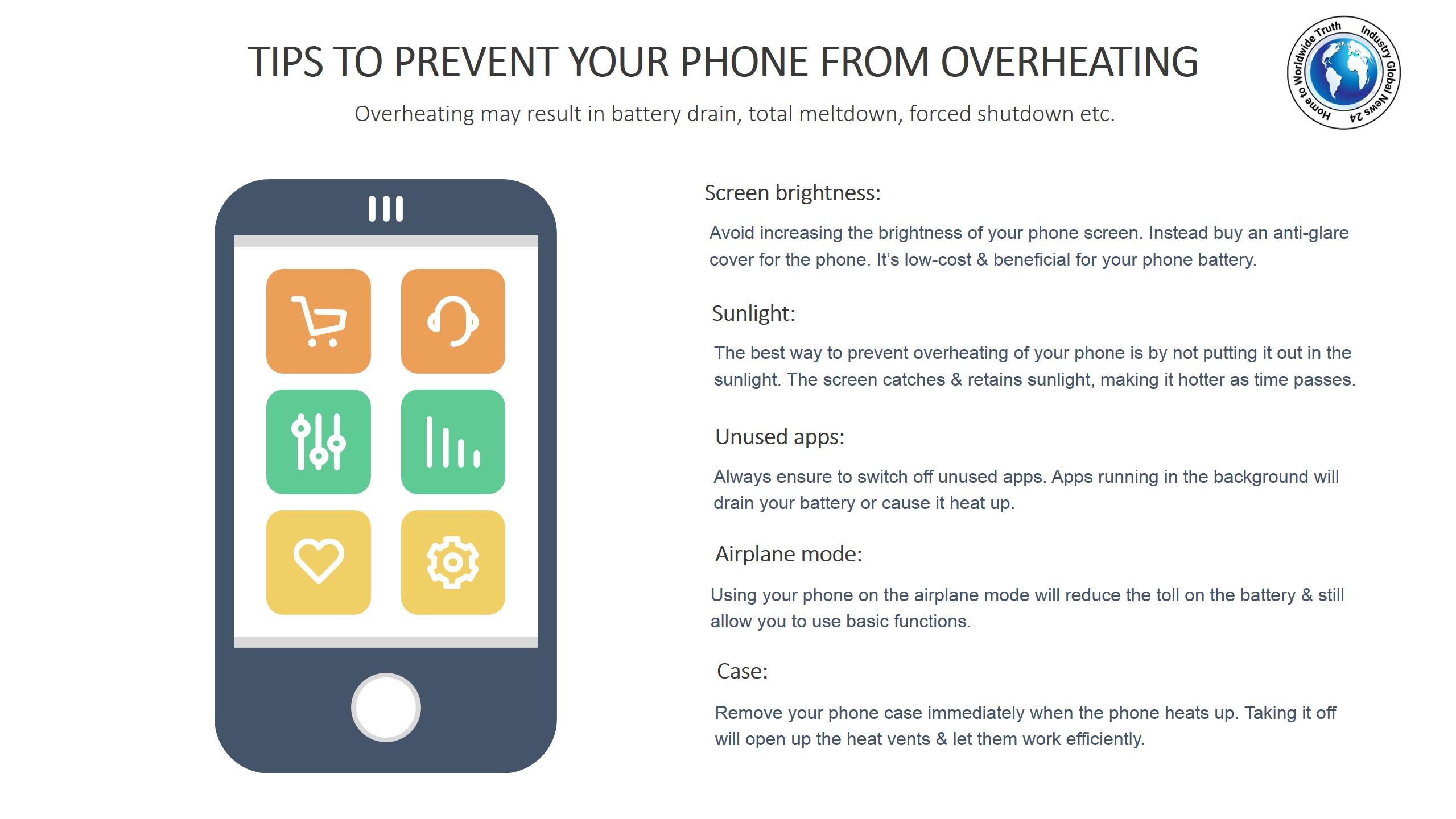 Tips to prevent your phone from overheating
