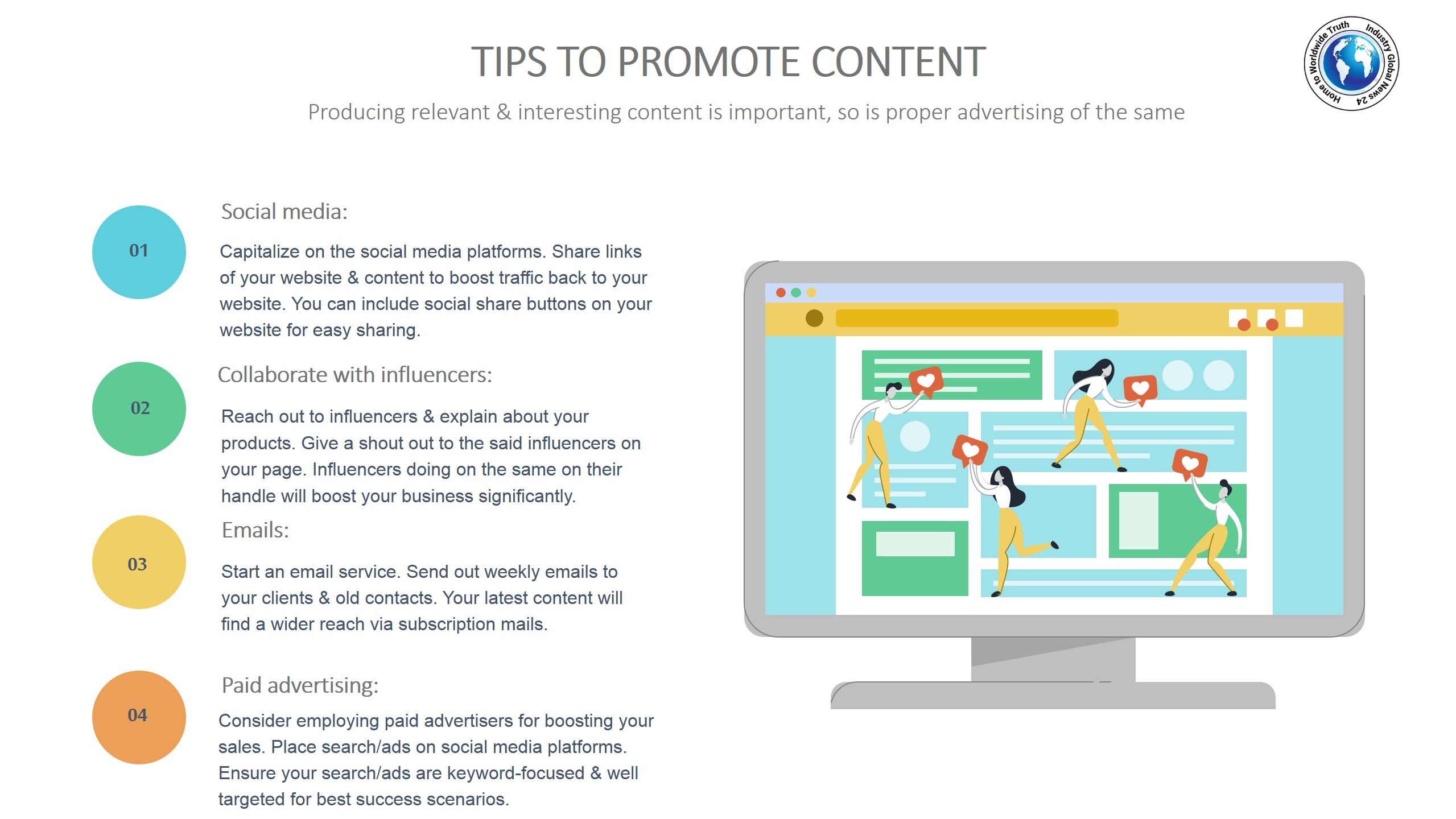 Tips to promote content