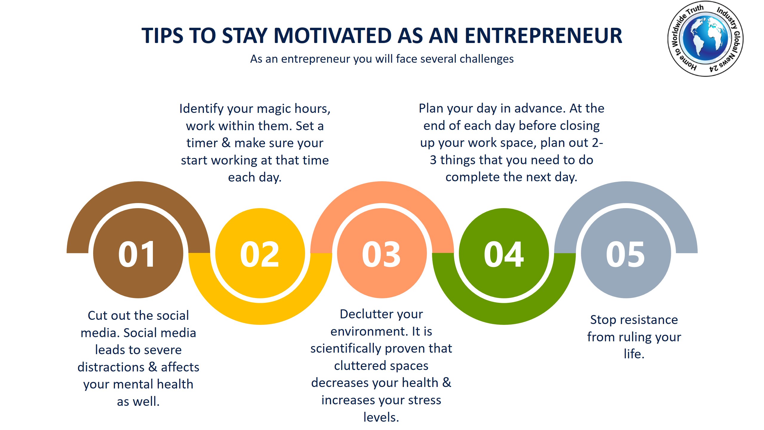 Tips to stay motivated as an entrepreneur