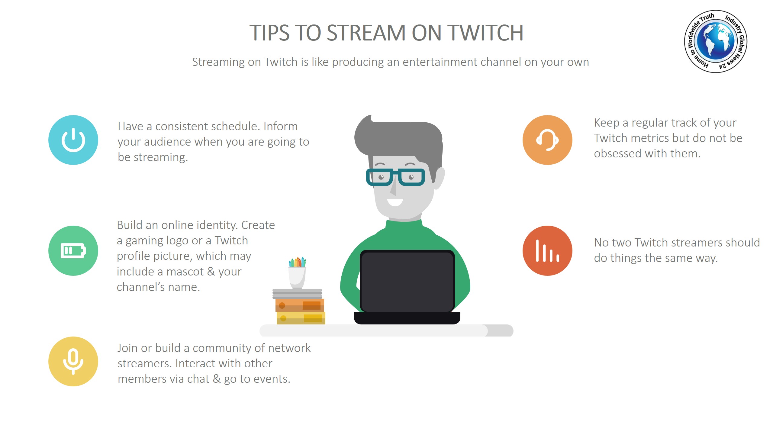 Tips to stream on Twitch