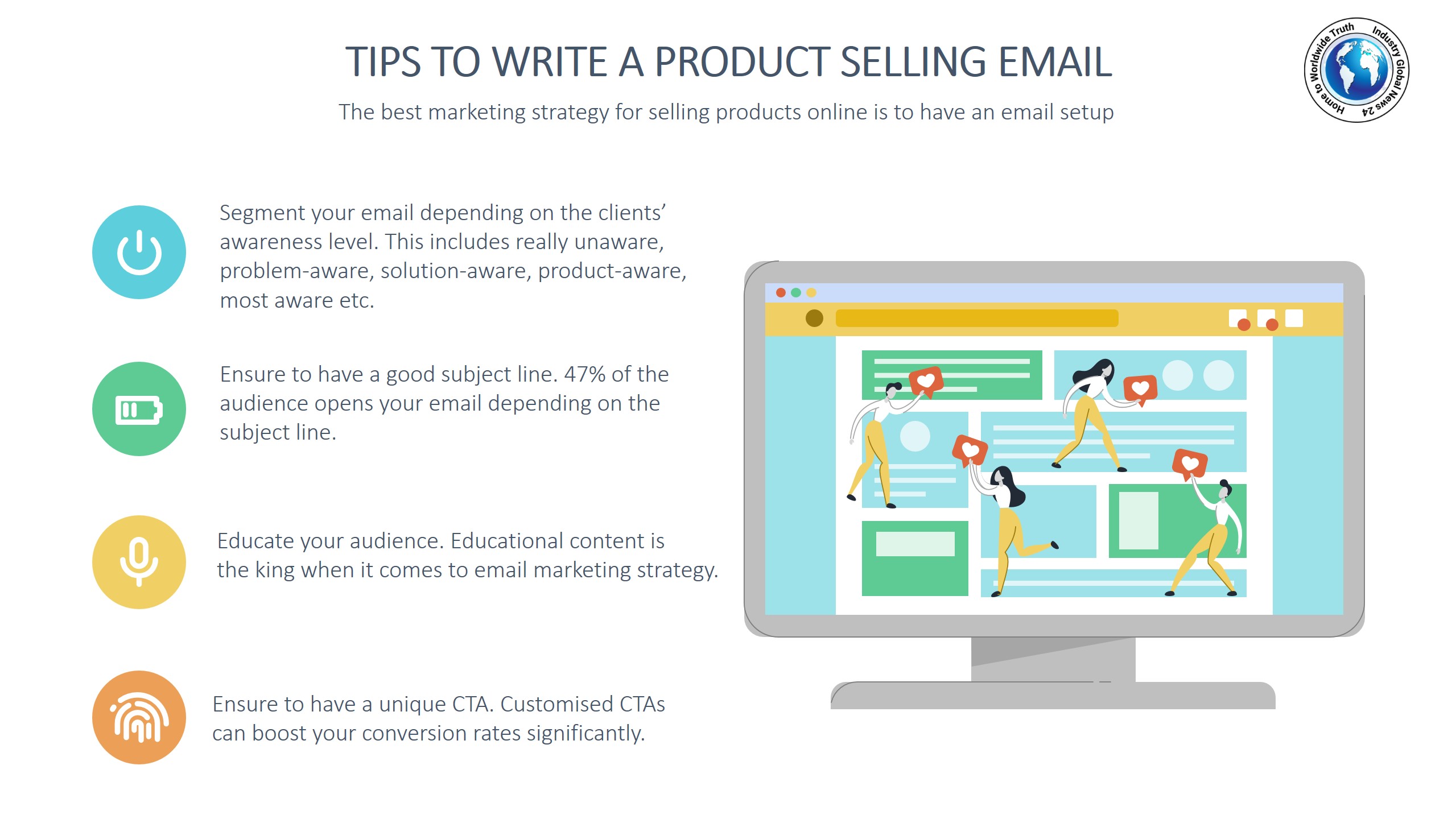 Tips to write a product selling email