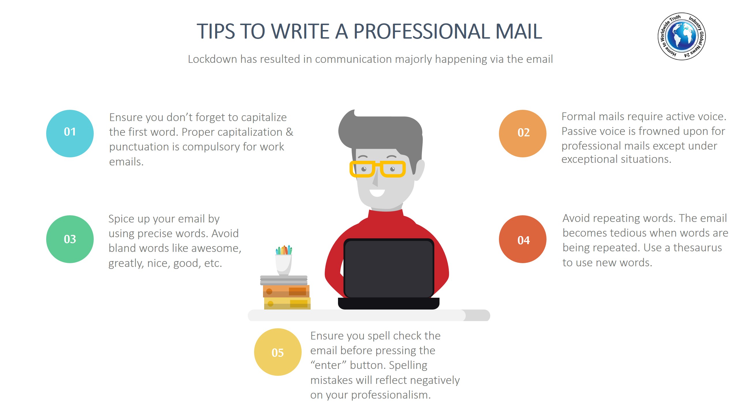 Tips to write a professional mail  Industry Global News28